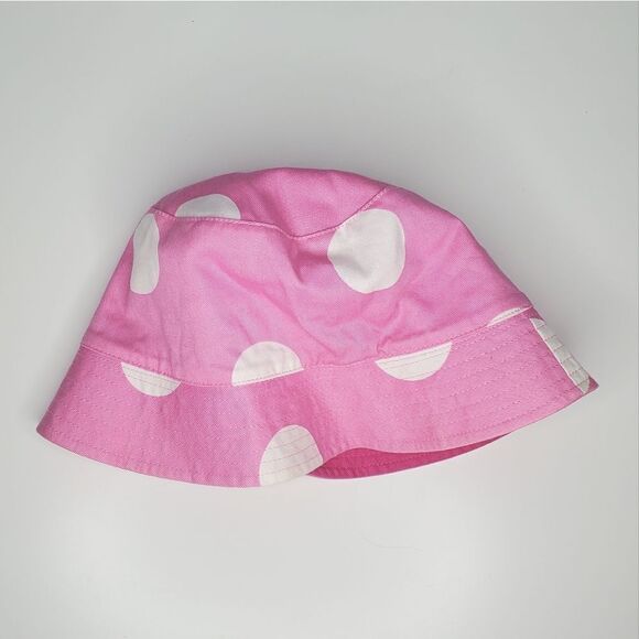 Victoria's Secret PINK Reversible Bucket Hat Pink Polka Dot Hot Pink 2000's OS - Picture 3 of 7